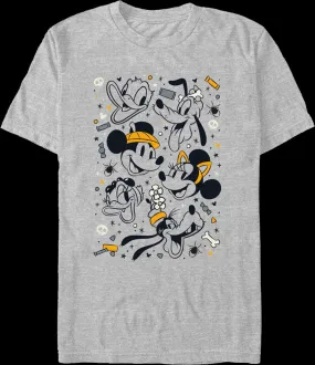 Halloween Sketches Disney T-Shirt