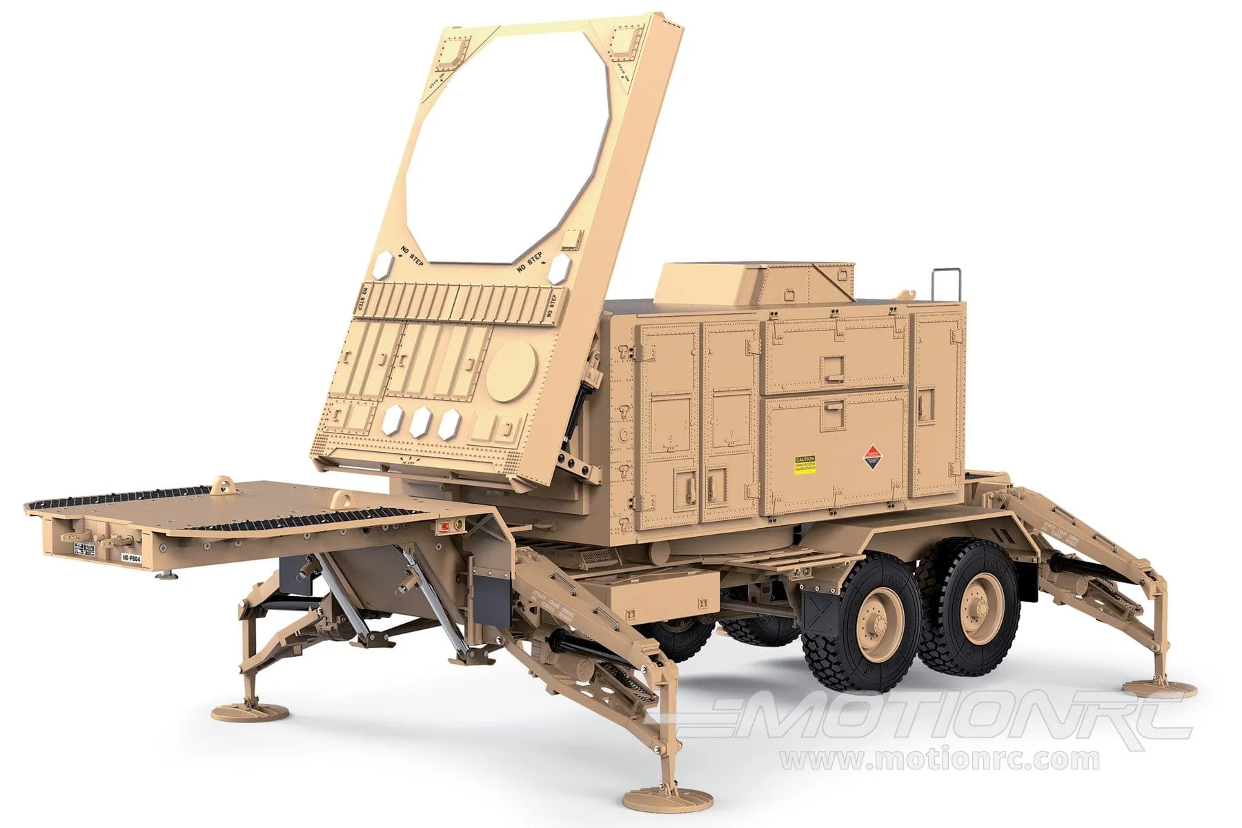 Heng Guan US Military Tan 1/12 Scale Radar Array Trailer - KIT