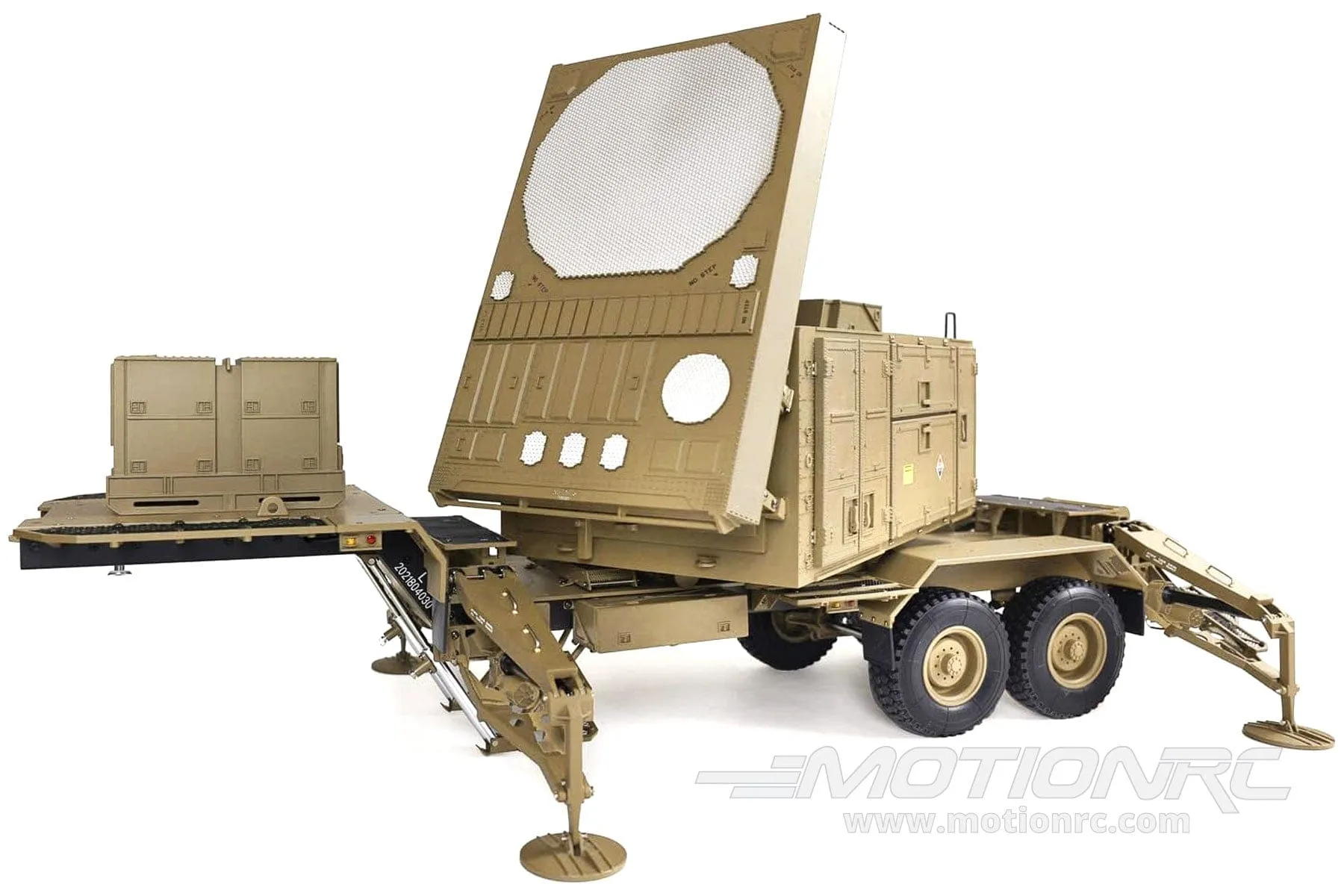 Heng Guan US Military Tan 1/12 Scale Radar Array Trailer - KIT