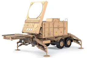 Heng Guan US Military Tan 1/12 Scale Radar Array Trailer - KIT