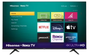 Hisense 55" Smart TV 4K UHD Roku TV w/ HDR(Refurbished) Tv's ONLY for delivery in San Diego and Tijuana