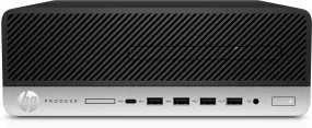 HP ProDesk 600-G4 SFF Desktop PC, Intel i5-8500, 3.0GHz, 8GB RAM, 500GB HDD, Win10P - 7VF88U8#ABA