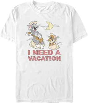 I Need A Vacation Tom And Jerry T-Shirt