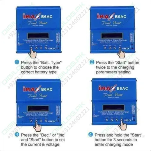 Imax 80w Nimh 3s Rc Lipo Battery Balance Charger Discharger B6ac