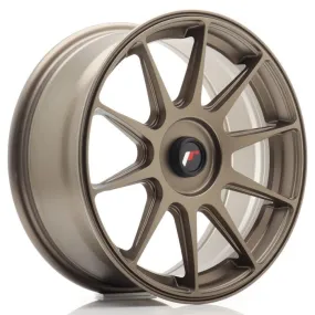 JAPAN RACING - JR WHEELS JR11 17X7.25 ET35-40 CUSTOM PCD MATT BRONZE