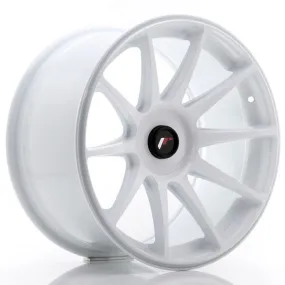 JAPAN RACING - JR WHEELS JR11 18X9.5 ET20-30 CUSTOM PCD WHITE