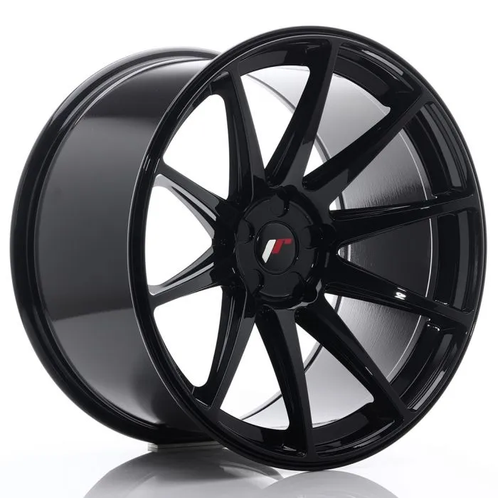 JAPAN RACING - JR WHEELS JR11 20X11 ET20-30 5 STUD CUSTOM PCD GLOSS BLACK