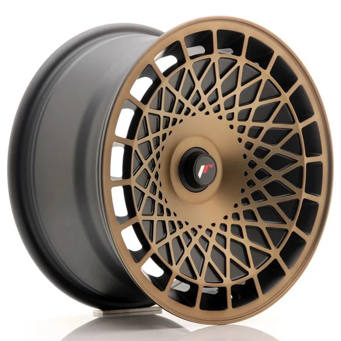 JAPAN RACING - JR WHEELS JR14 16X8 ET25 CUSTOM PCD BRONZE WITH BLACK