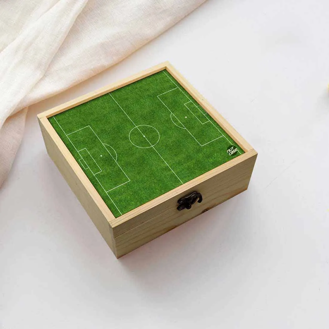 Jewellery Box Makepup Organizer -  Football Field