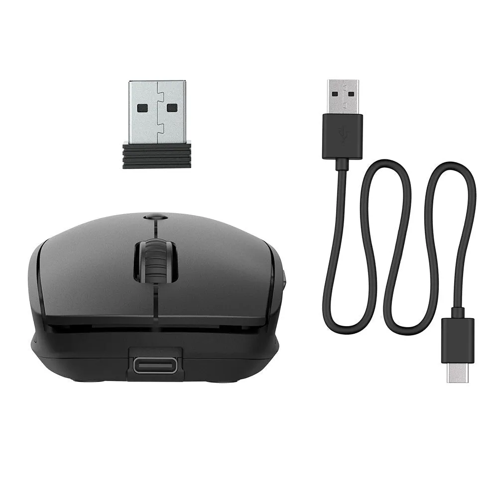 JLab Go Recharge mouse Travel Ambidextrous Bluetooth   USB Type-A 1600 DPI