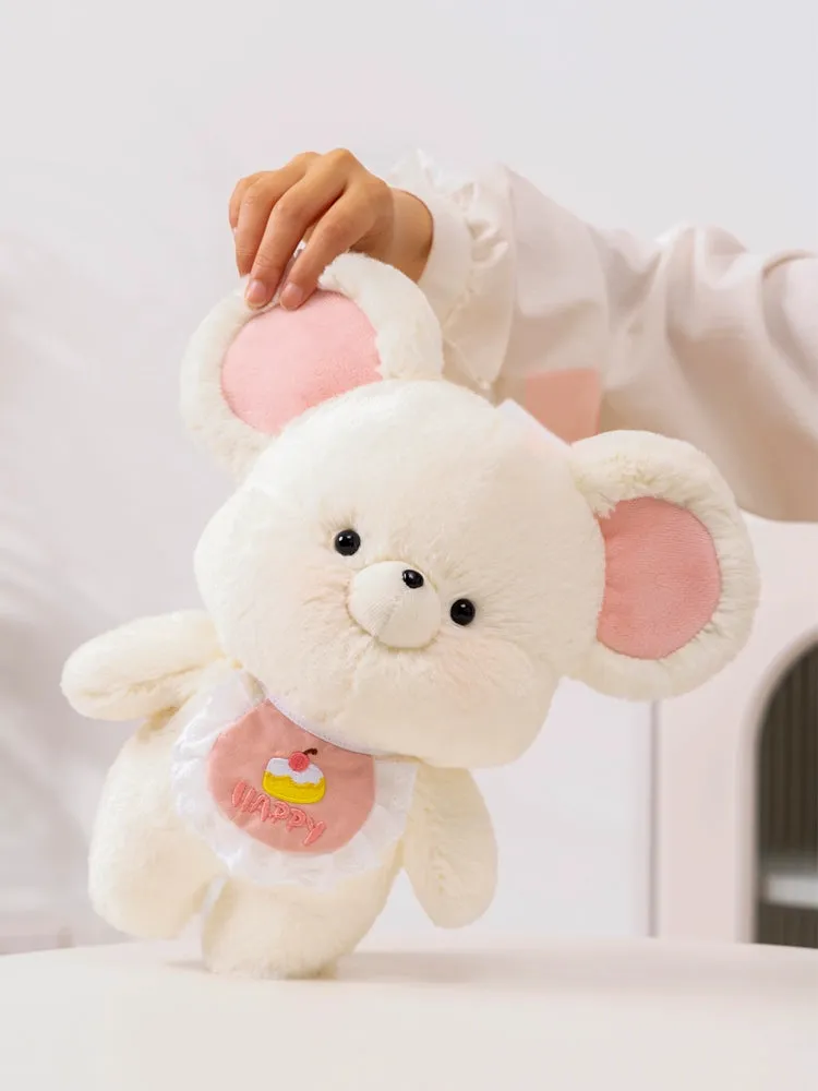 Kawaii Happy Mouse Plushie