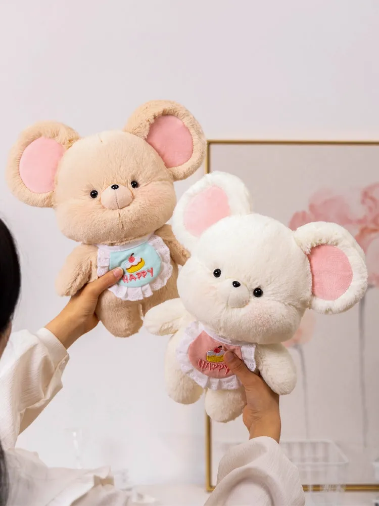 Kawaii Happy Mouse Plushie