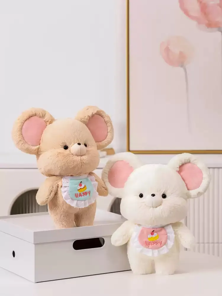 Kawaii Happy Mouse Plushie