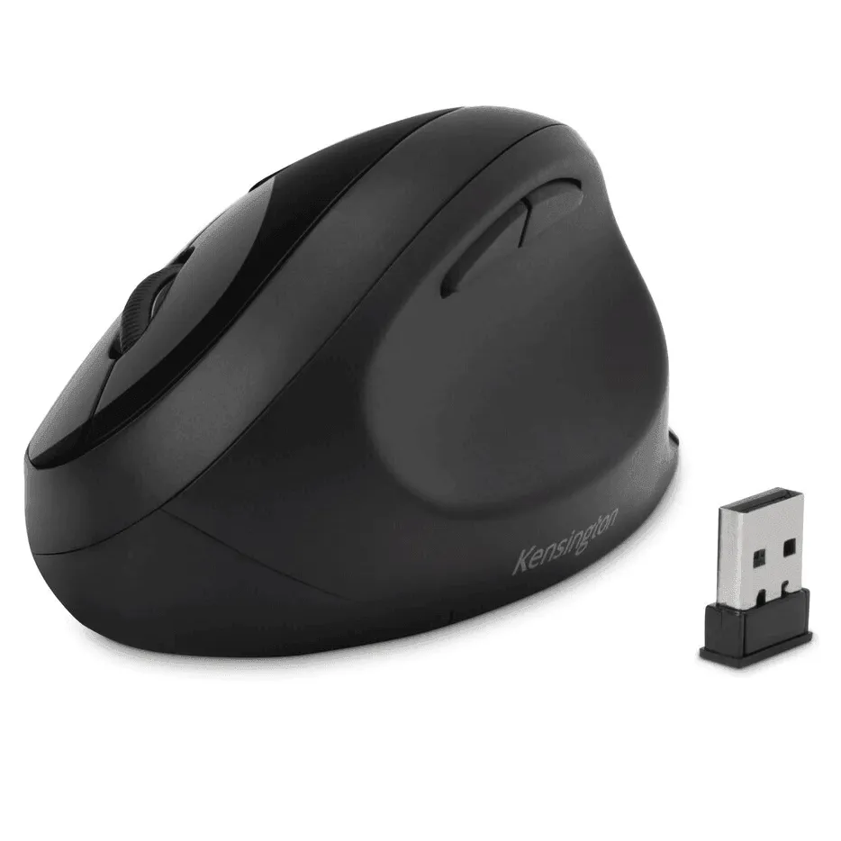 Kensington Vertical Ergonomic Mouse Black Ergo Wireless