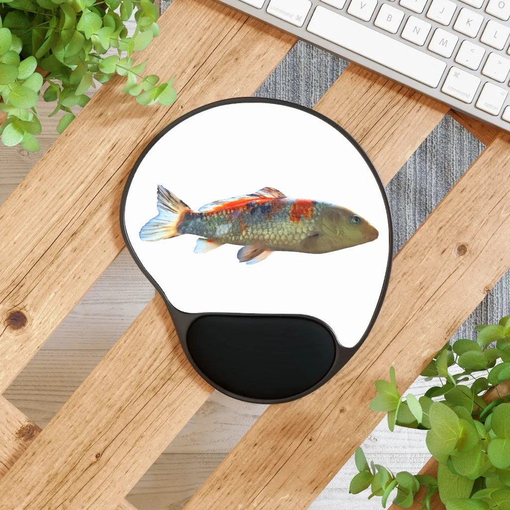 Koi Fish Mouse Pad With Wrist Rest