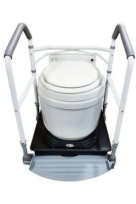 Laveo Comfort Lift Package Kit with DF1045 Portable Dry Flush Toilet