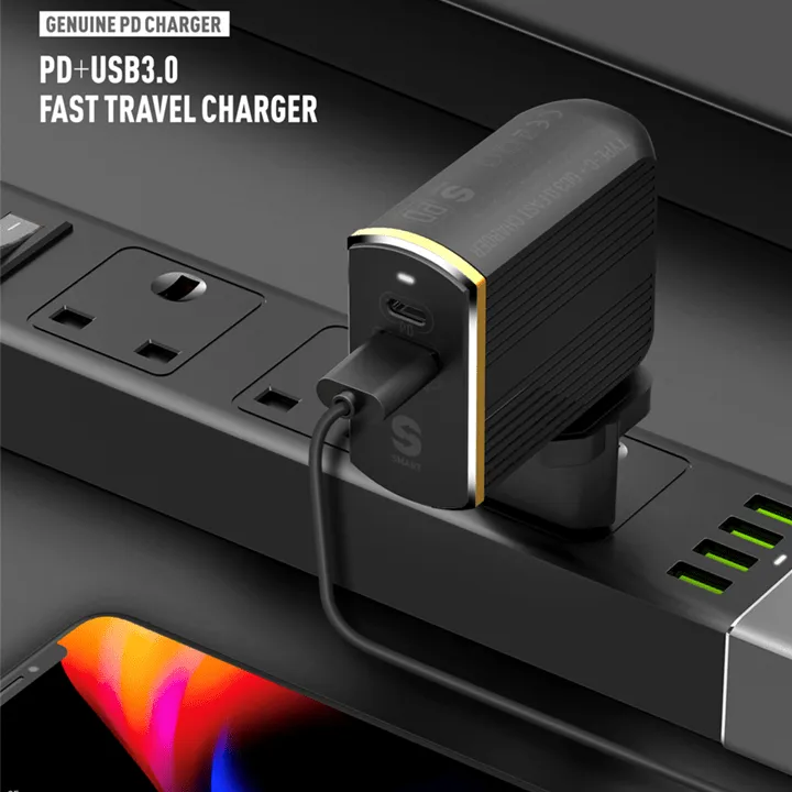 LDNIO 36W USB-C PD with USB QC 3.0 Charger