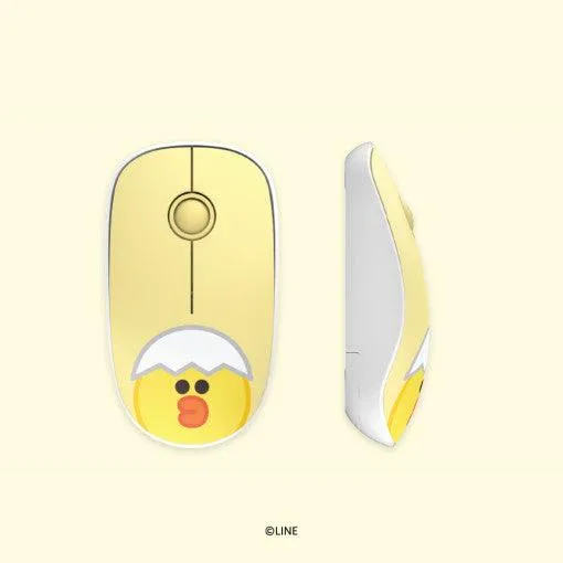 LINEFRIENDS Multi Pairing Wireless Silent Mouse★Noiseless Button/ Slim Design