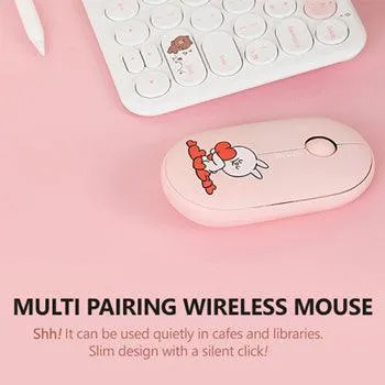 LINEFRIENDS Pairing Wireless Silent Mouse★Noiseless Button/ Slim Design