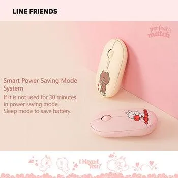 LINEFRIENDS Pairing Wireless Silent Mouse★Noiseless Button/ Slim Design