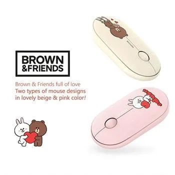 LINEFRIENDS Pairing Wireless Silent Mouse★Noiseless Button/ Slim Design