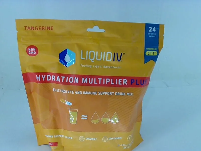 LIQUID I.V Hydration Multiplier Plus Tangerine 24 Packets