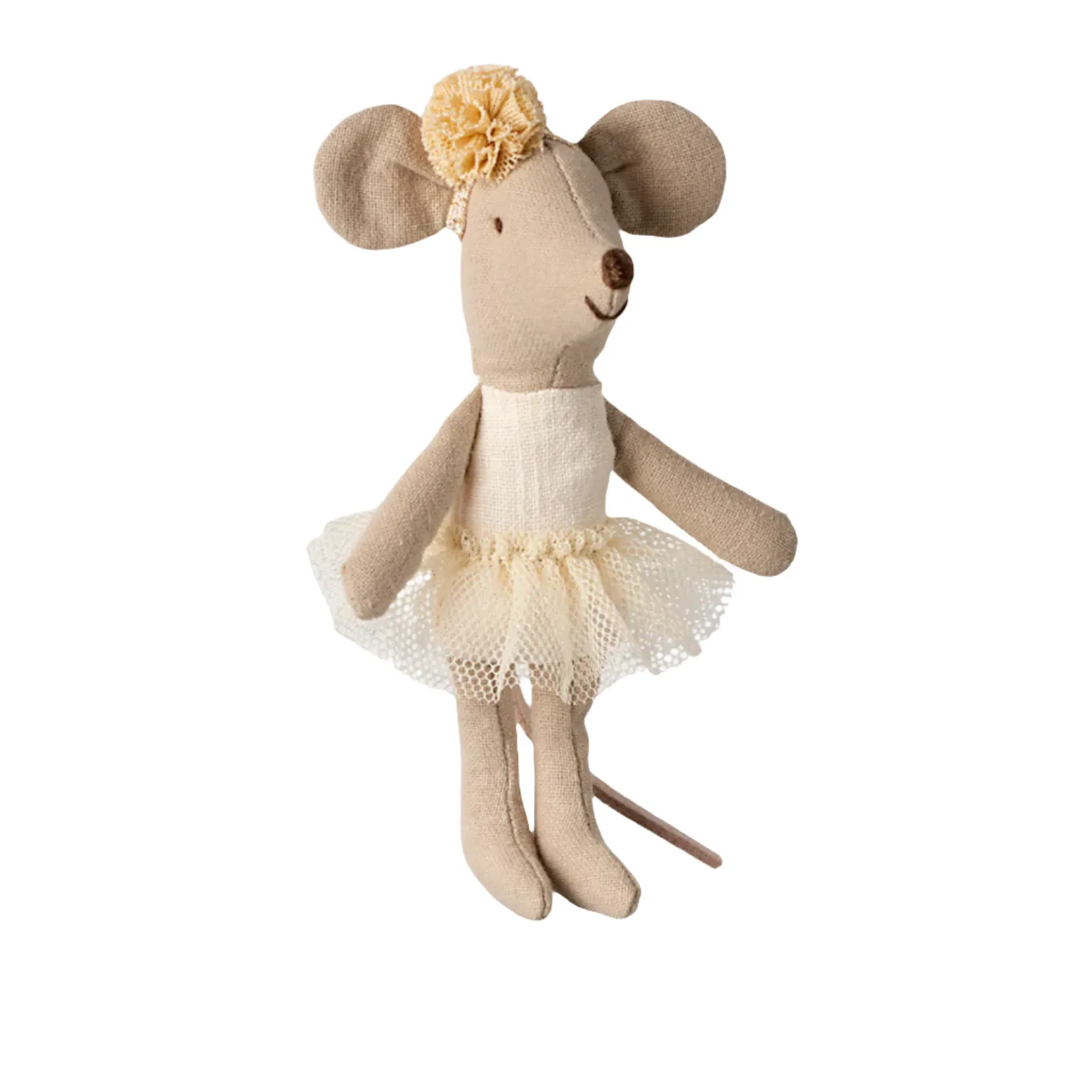 LITTLE SISTER BALLERINA MOUSE - OFF WHITE