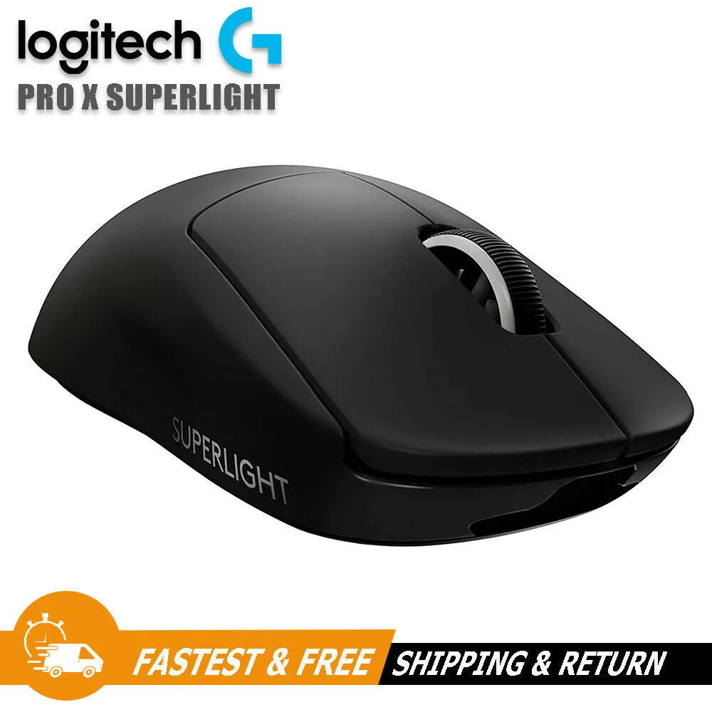 Logitech G PRO X Superlight Wireless Gaming Mouse Hero 25K Sensor, 910-005878