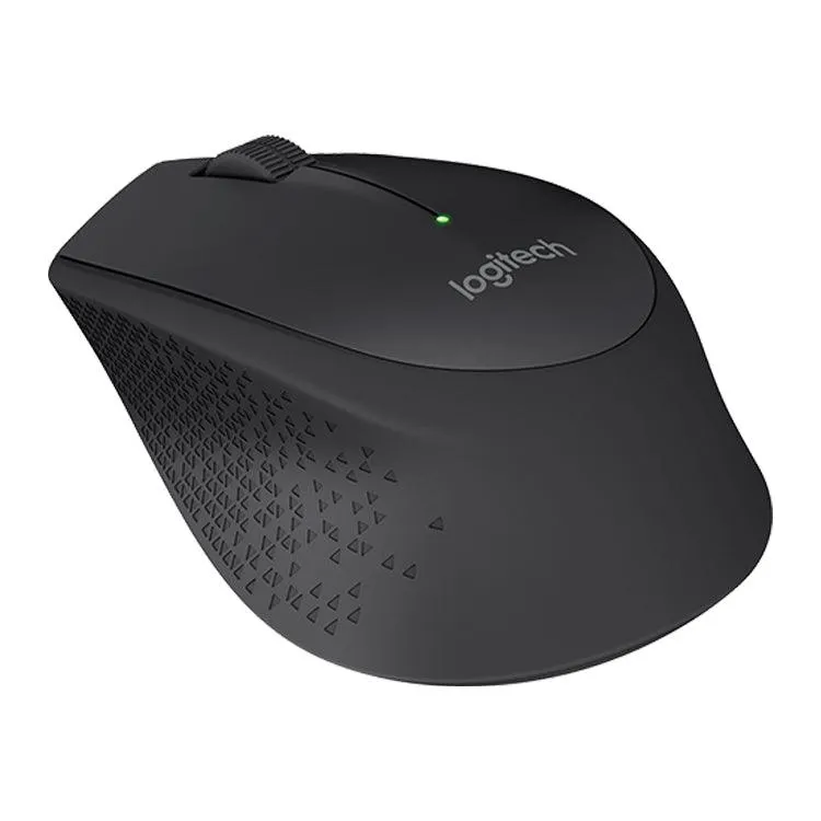 Logitech M280 Wireless Optical Mouse with 18-Month Battery Life and 10m Range - 2.4GHz, 3-Button, 1000DPI