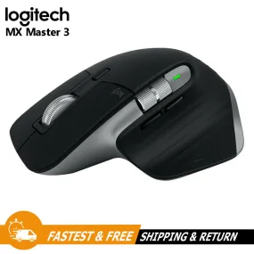 Logitech MX Master 3 Advanced Bluetooth Laser Mouse for MAC, 910-005693