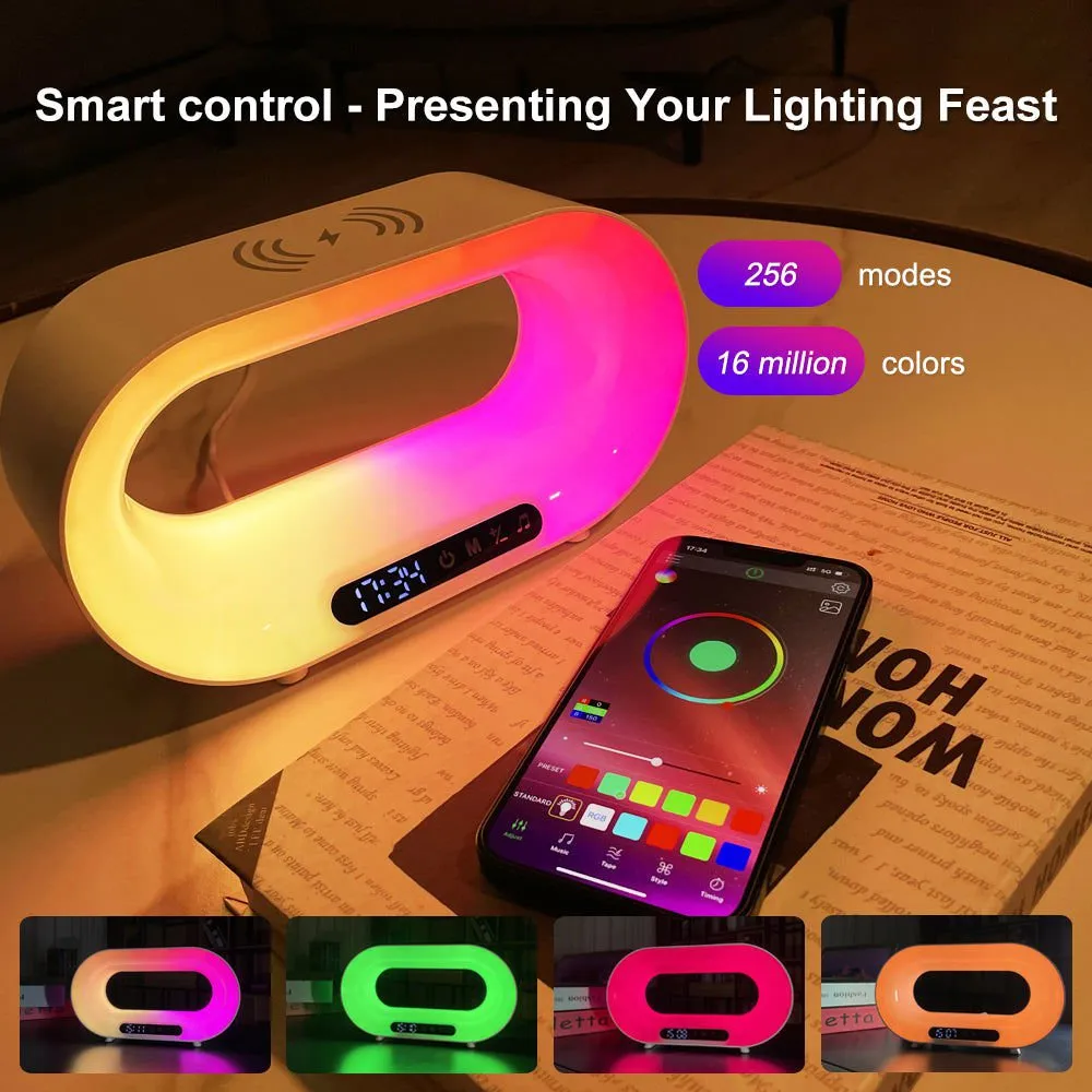 LovelyRLovely Multi-function 3 In 1 APP Control RGB Atmosphere LED Night Light