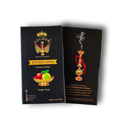 Lucifer Duoble Apple Herbal Hookah, (Pack of 1)