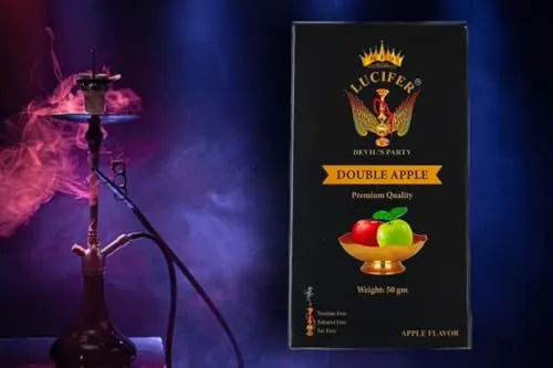 Lucifer Duoble Apple Herbal Hookah, (Pack of 1)