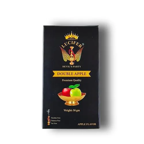 Lucifer Duoble Apple Herbal Hookah, (Pack of 1)