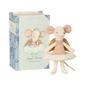 MAILEG - Big Sister Angel Mouse in Book