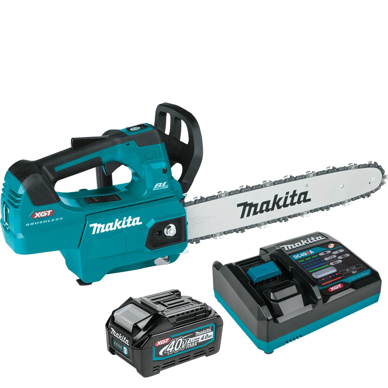 Makita 40V Max XGT Brushless Cordless 14 In. Top Handle Chain Saw Kit