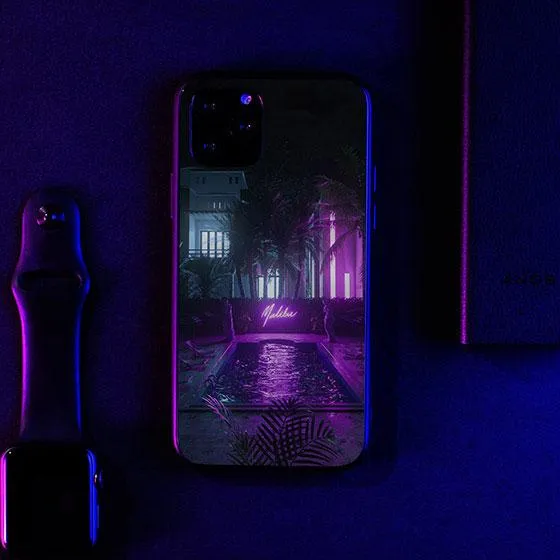 Malibu Swim LED Case for iPhone