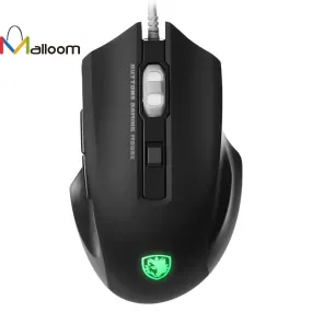 Malloom 2016 Newest Q8 6 Buttons 2500 DPI Wired Gaming Mouse LED Optical Game Mice For PC Laptop