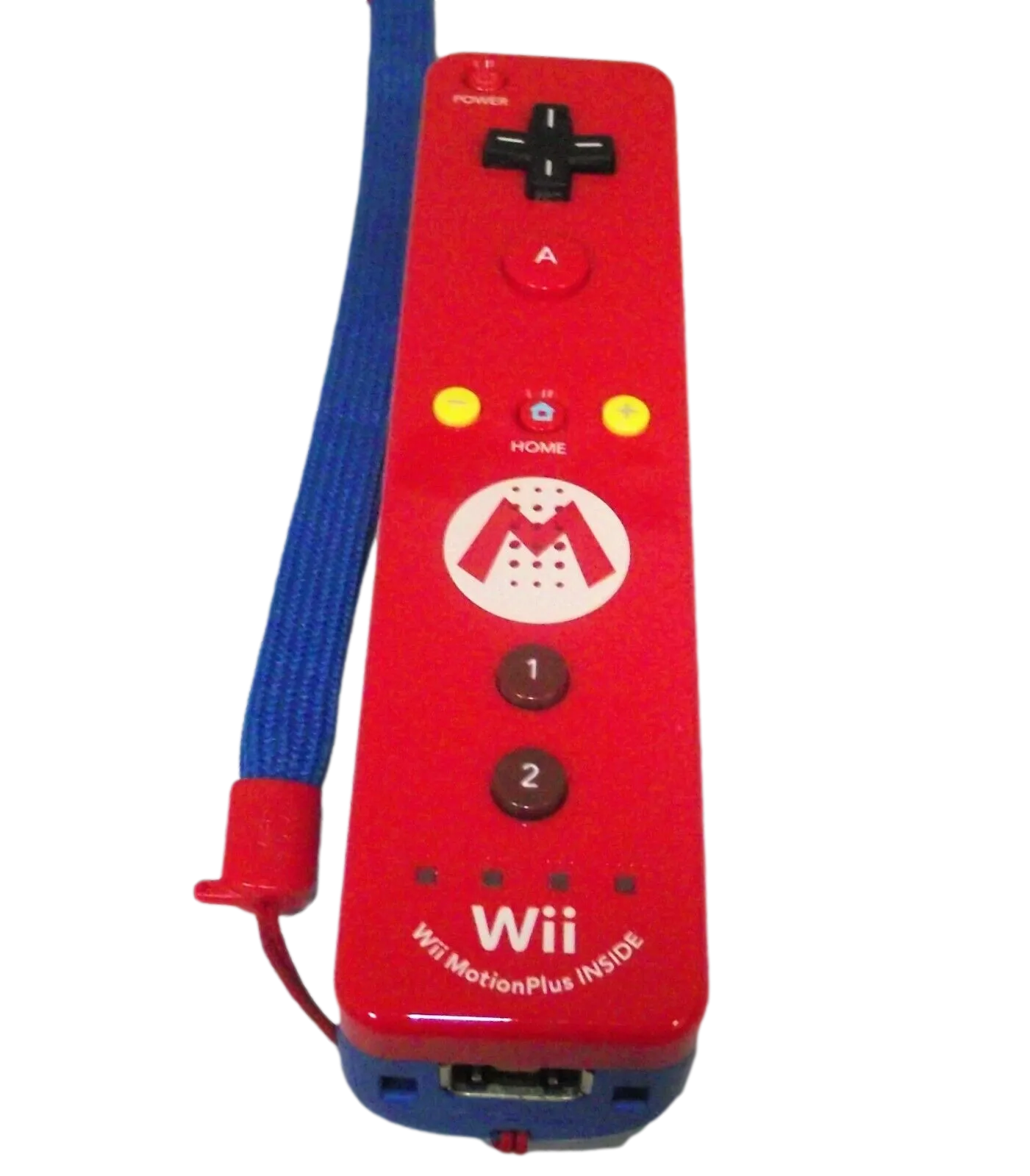 Mario Genuine Nintendo Wii Motion Plus Controller Red Battery Cover (Preowned)