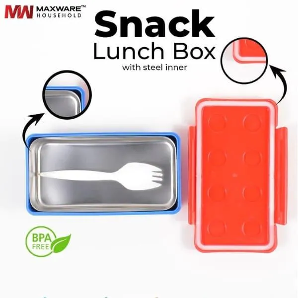 MAXWARE SNACK LUNCH BOX (STEEL INNER)