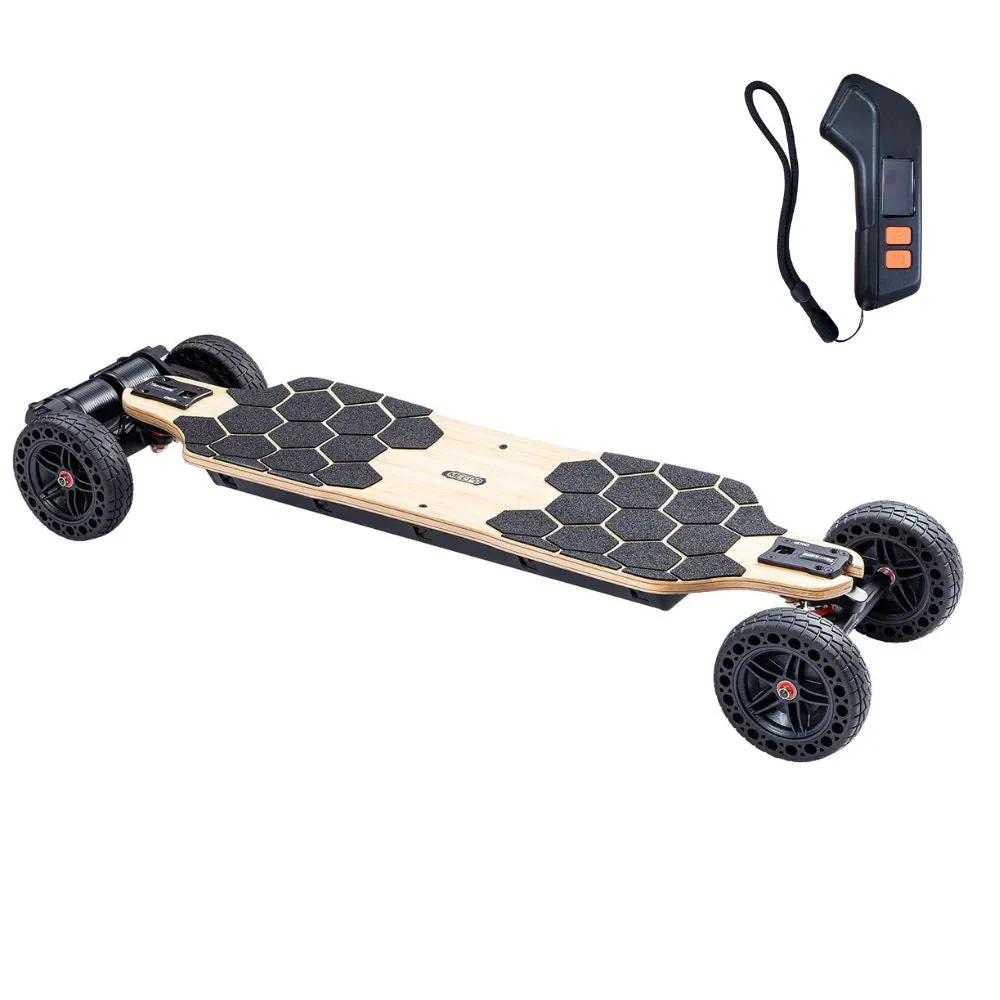 Meepo Ninja Hurricane Bamboo Series Electric Skateboard Dual 3500W Motors 31 MPH 19 Miles 544Wh New