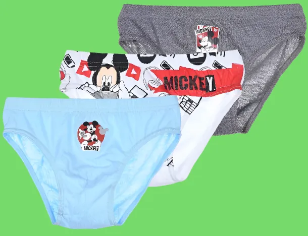 Mickey Mouse 3 Pair of Briefs/Knickers