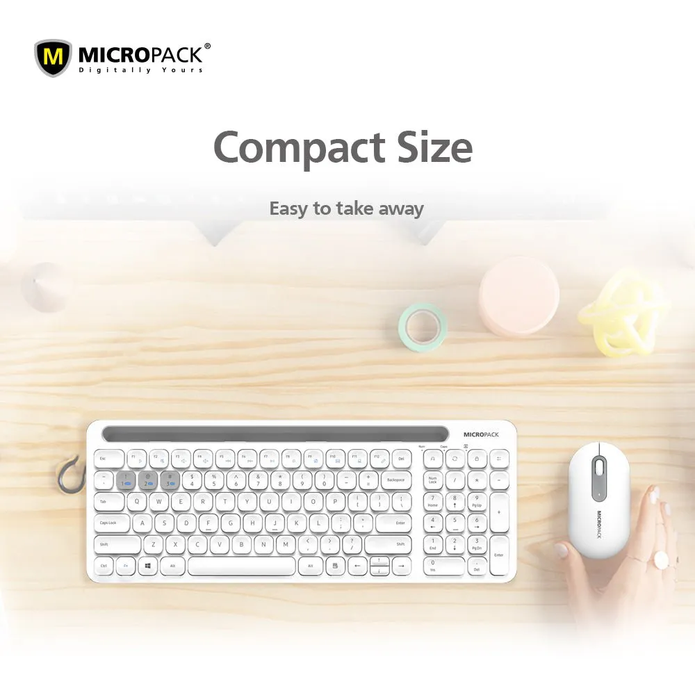 Micropack iFREE Pro 2 - 2.4G/Bluetooth Wireless Keyboard & Mouse Combo