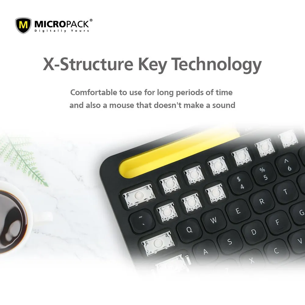 Micropack iFREE Pro 2 - 2.4G/Bluetooth Wireless Keyboard & Mouse Combo