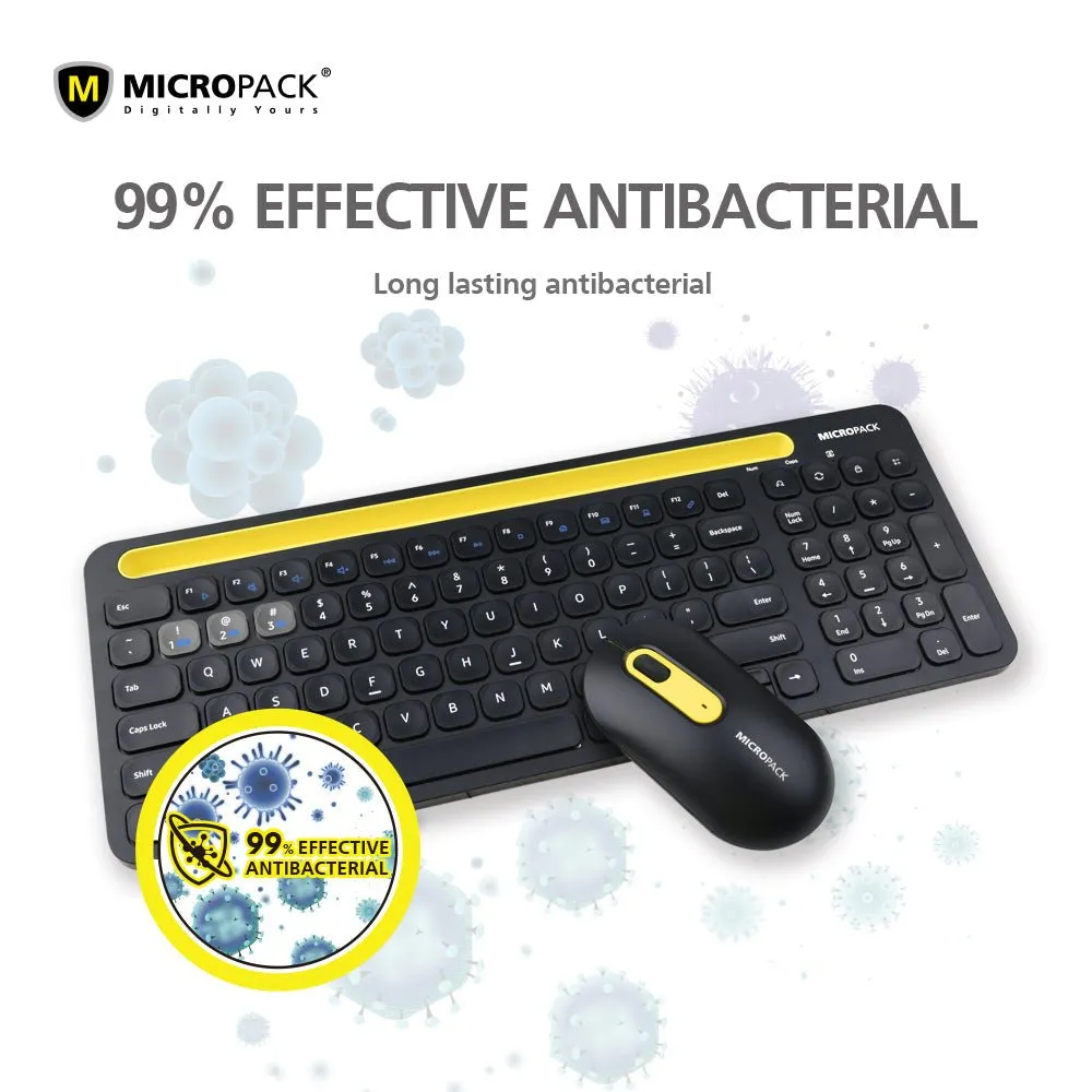 Micropack iFREE Pro 2 - 2.4G/Bluetooth Wireless Keyboard & Mouse Combo