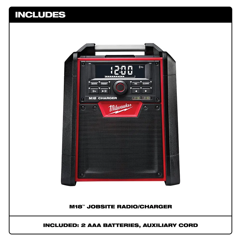 Milwaukee 2792-20 M18 18V Jobsite Bluetooth Radio/Charger - Bare Tool