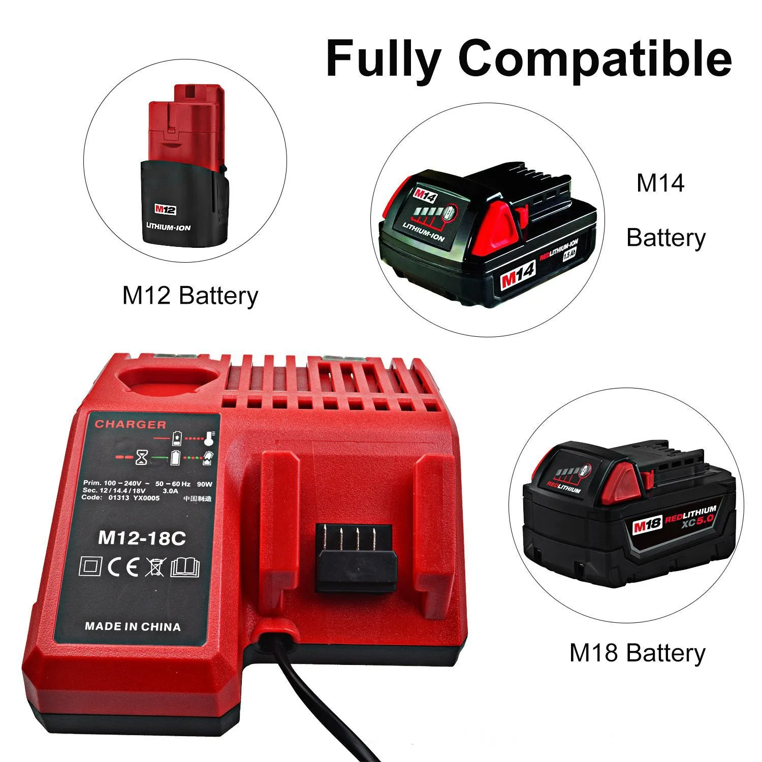 Milwaukee M18 Battery Charger   battery