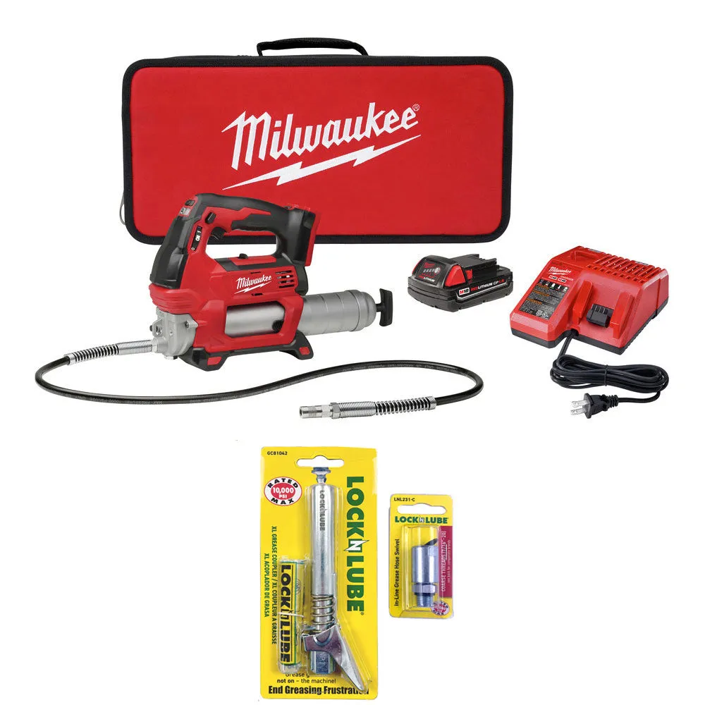 Milwaukee M18™ Cordless 2-Speed Grease Gun