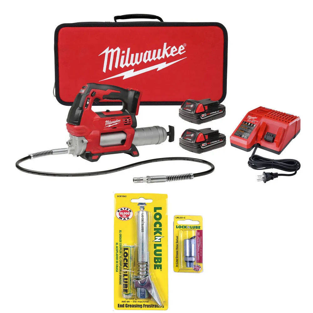 Milwaukee M18™ Cordless 2-Speed Grease Gun