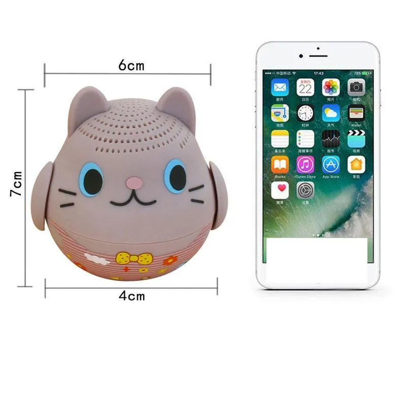 Mini Wireless  Cartoon Animal Bluetooth Speaker Musical Instruments